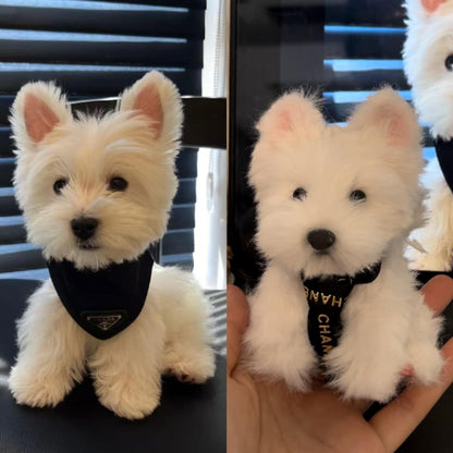 Custom Long-Pile Plush Pet Charm-Personalized Plush Pet Accessory Handmade from Your Photo