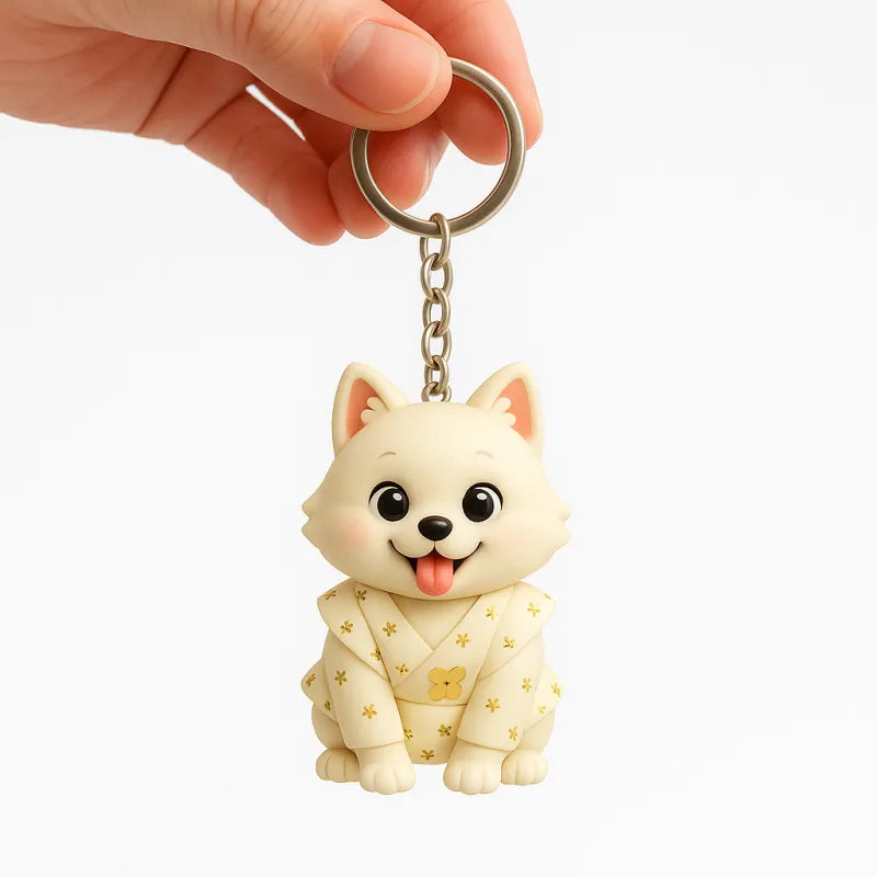 Custom 3D Mini Figure Keychain Figure from Your Photo Personalized Mini Doll Christmas Gift Idea