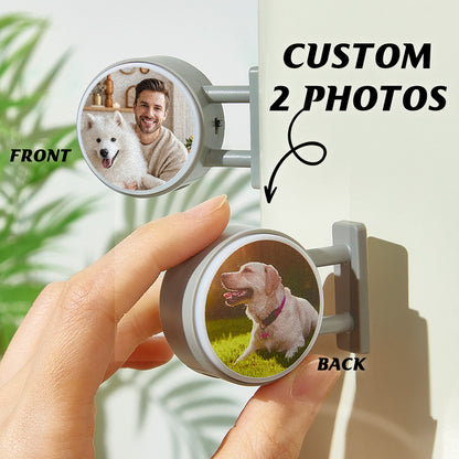 Personalized Refrigerator Magnet with Light Photo Fridge Magnet Gift for Family or Friends