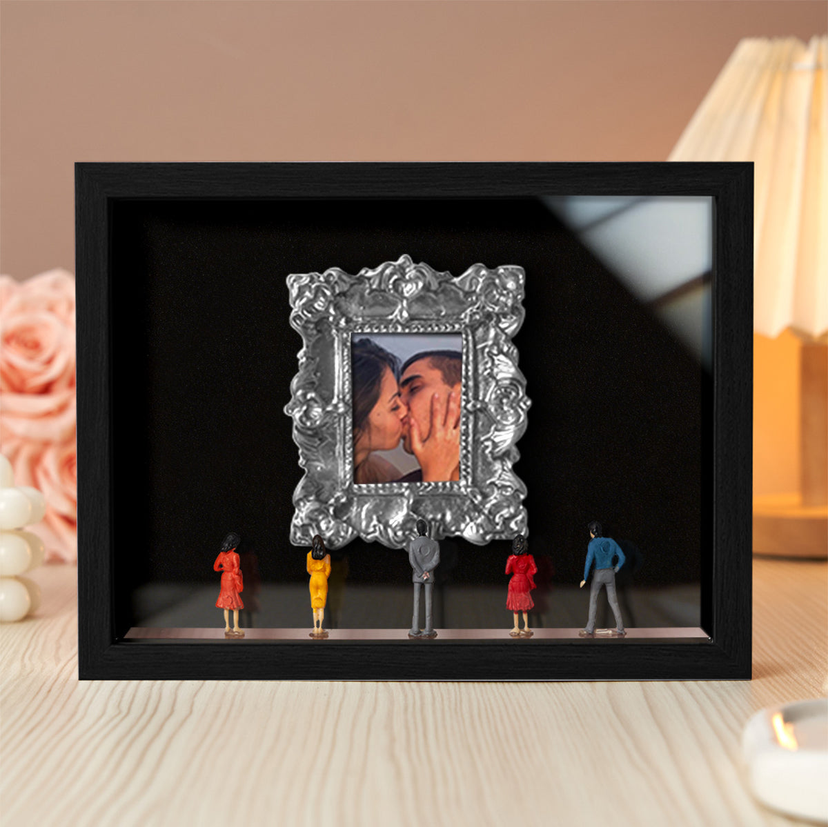 Museum of Us Black Frame Personalized Couples Gift for Her Cute Miniature Museum Gifts Meaningful Gift Valentine's Day Anniversary Gift