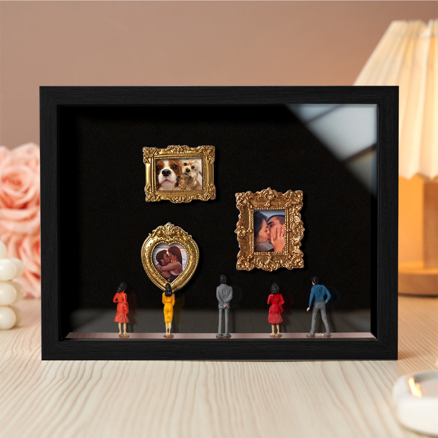 Museum of Us Black Frame Personalized Couples Gift for Her Cute Miniature Museum Gifts Meaningful Gift Valentine's Day Anniversary Gift