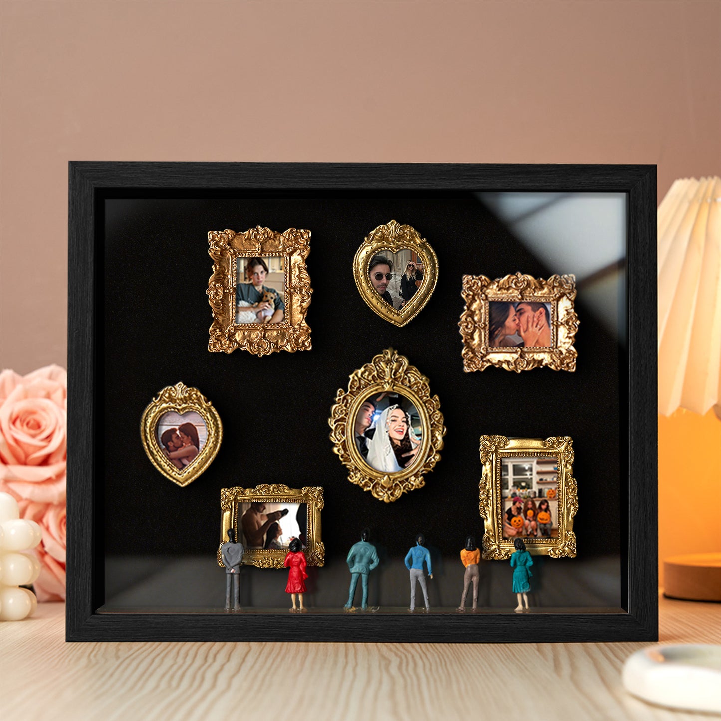 Museum of Us Black Frame Personalized Couples Gift for Her Cute Miniature Museum Gifts Meaningful Gift Valentine's Day Anniversary Gift