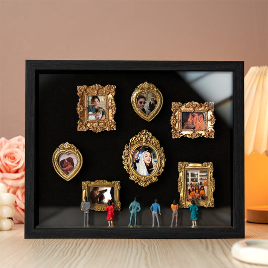 Museum of Us Black Frame Personalized Couples Gift for Her Cute Miniature Museum Gifts Meaningful Gift Valentine's Day Anniversary Gift