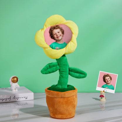Custom Photo Dancing Plant Recording Music Toy Flower Singing Sunflower