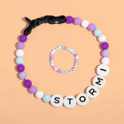 Personalized Pet Name Necklace – Comes with a Free Matching Bracelet