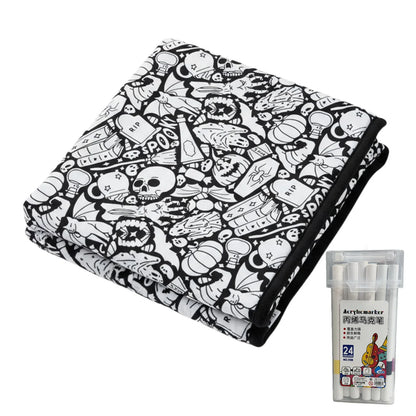 Spooky Halloween — DIY Coloring Blanket
