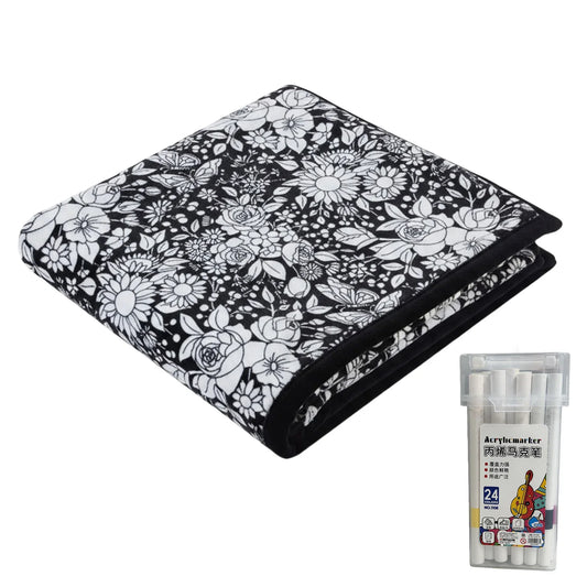Blooming Garden — DIY Coloring Blanket