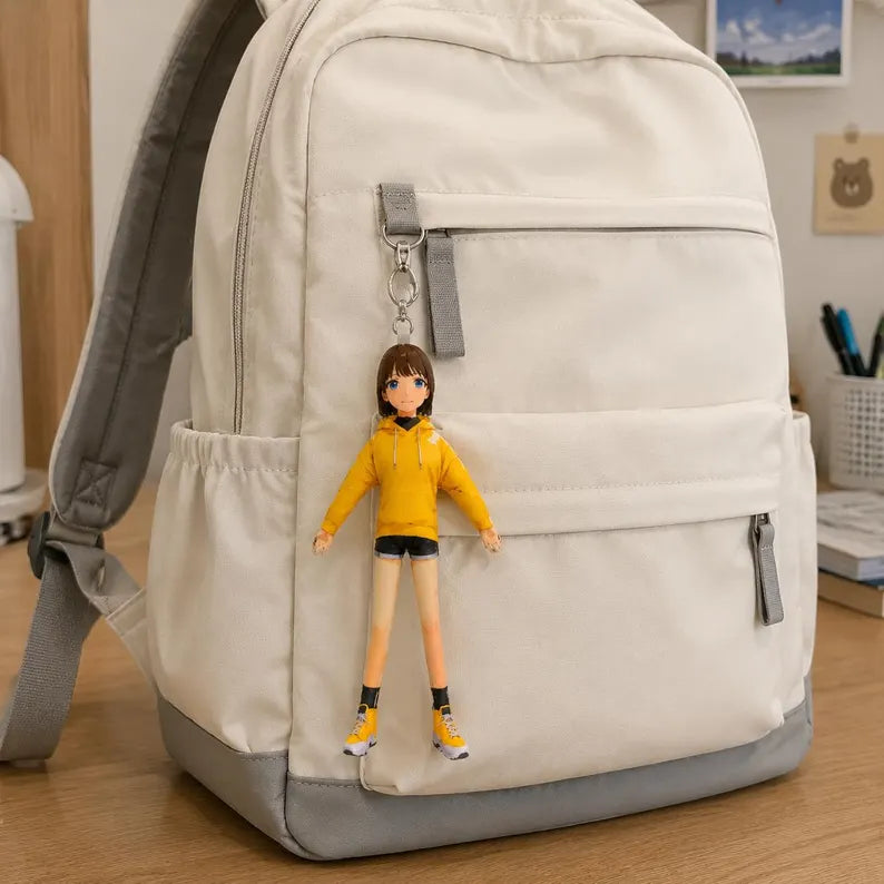 Full Body Custom Mini Me Doll Personalized Poseable Photo Doll Gift