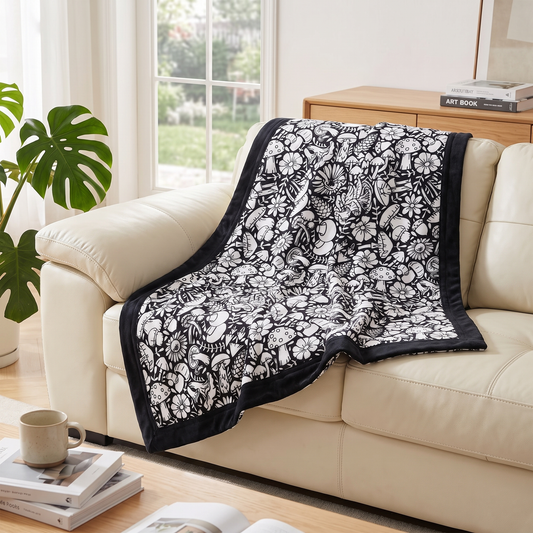DIY coloring blanket style B — sofa drape