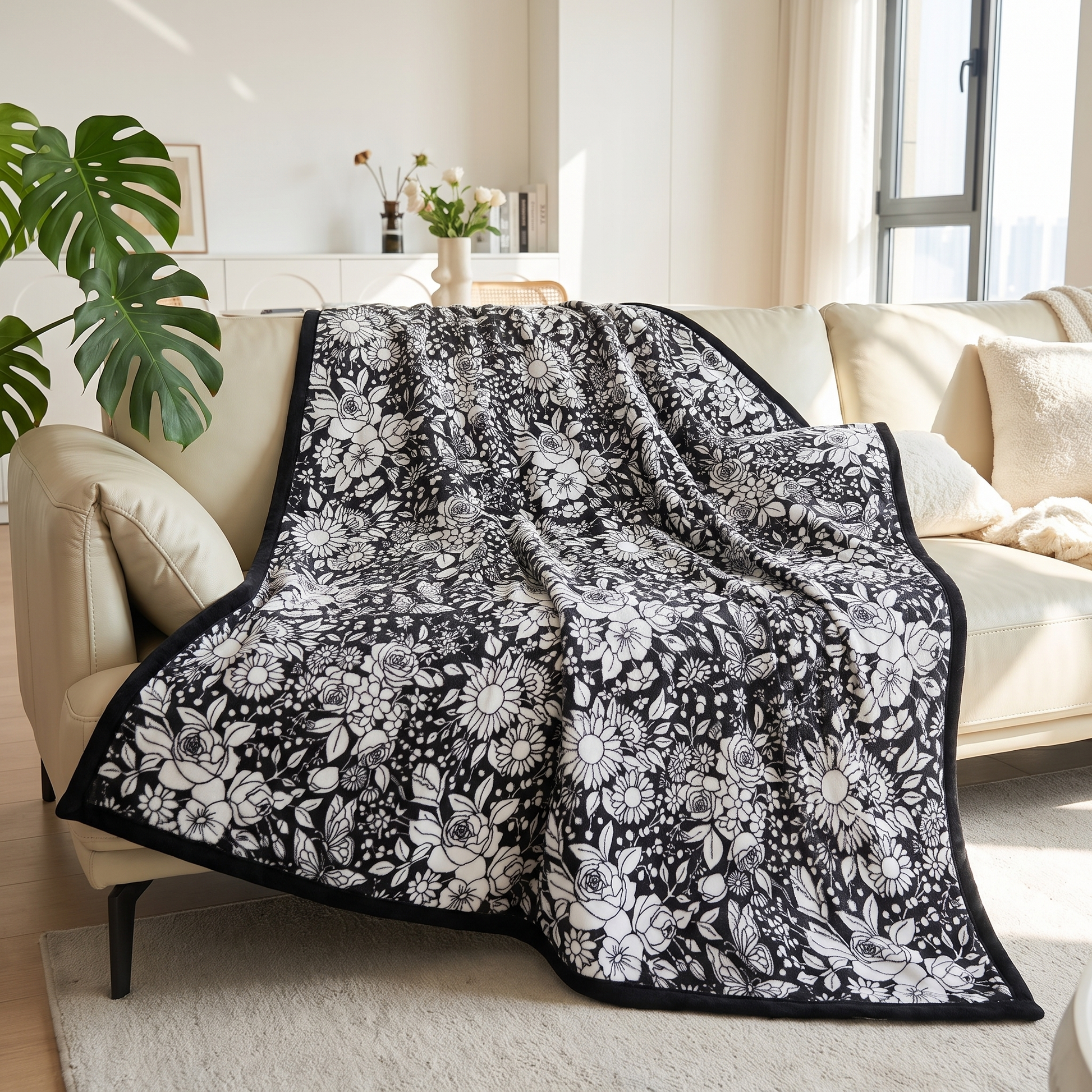 DIY coloring blanket style G — sofa drape