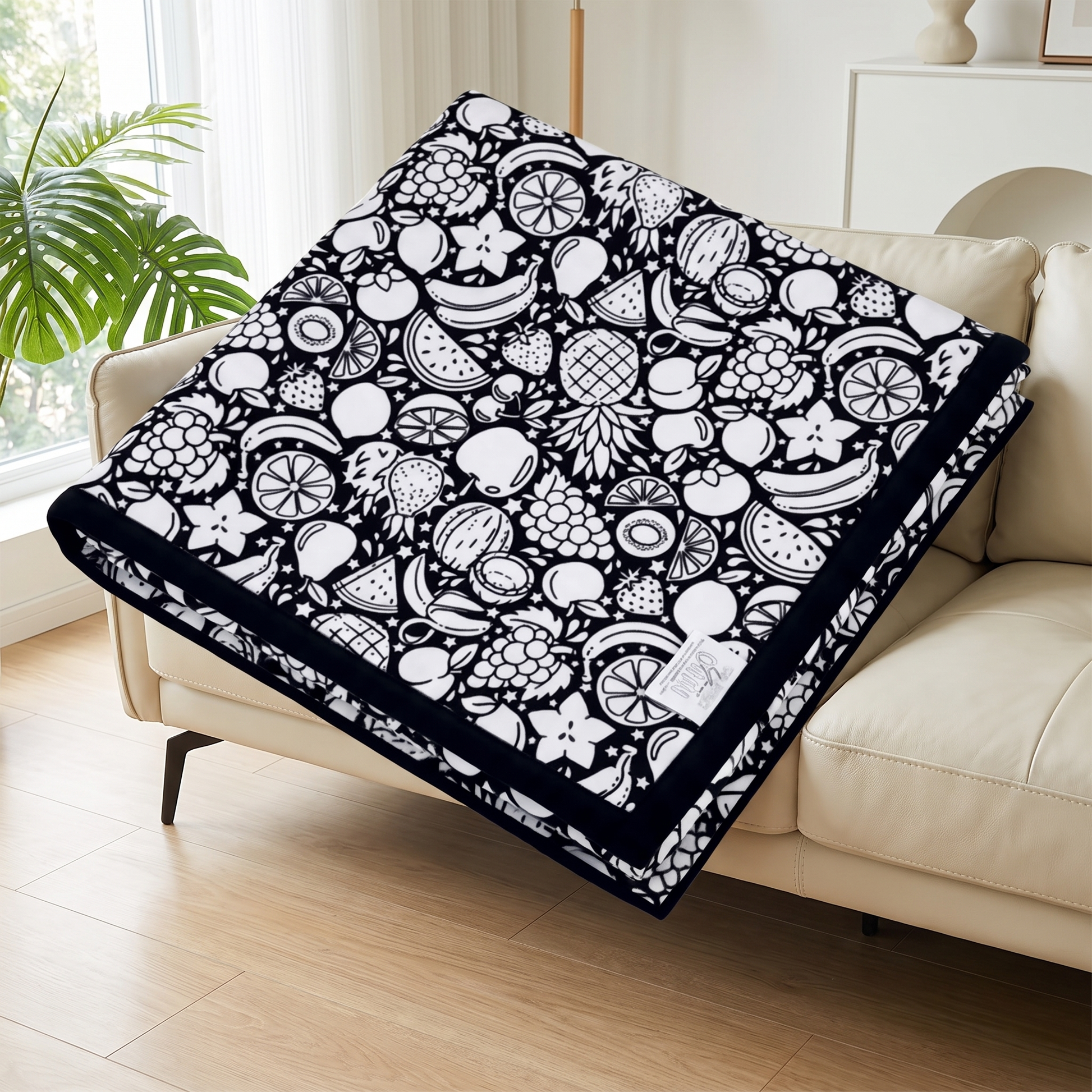 DIY coloring blanket style H — sofa drape