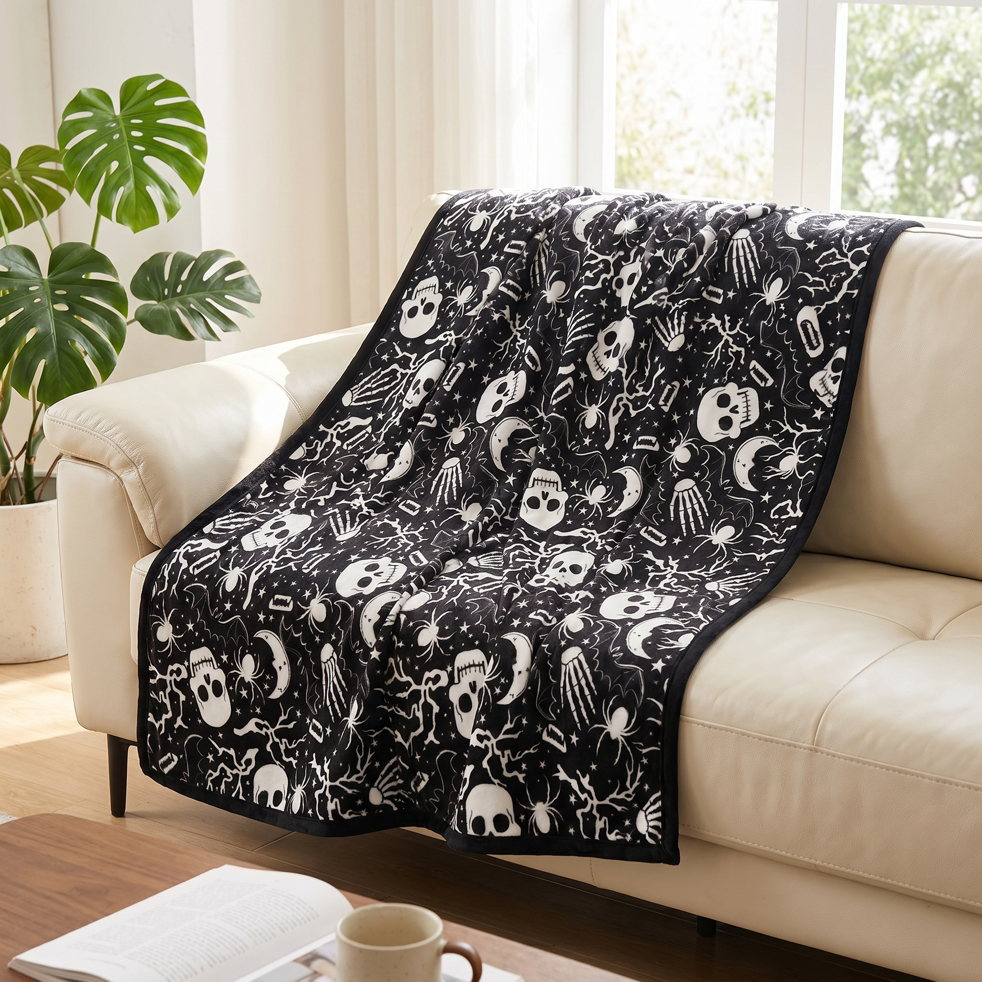 DIY coloring blanket style L — sofa drape